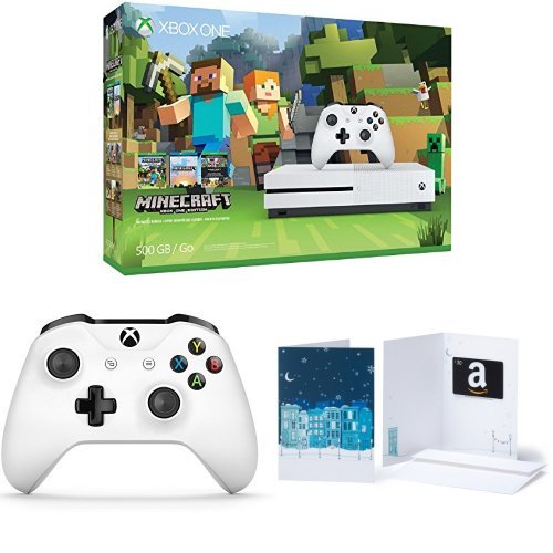 Xbox S 500GB Konzol - Minecraft + Extra Vezérlő + $30 Ajándék Kártya Csomag