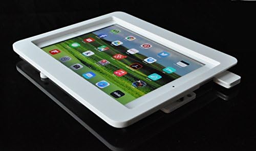 TABcare Kompatibilis iPad Air lopásgátló Biztonsági Fehér Akril Biztonsági Burkolat Fali Készlet