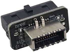 ZCZQC USB 3.0-ás Front Panel Adapter USB 3.0 19Pin, hogy Írja be az E 20 Pin előlap Adapter