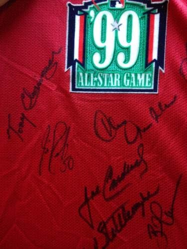 Tony Clonginger aláírt játék használt, 1999 MLB, MINT jersey 19 auto Ken Griffey JR SZÖVETSÉG - MLB Meccset Használt Mezek