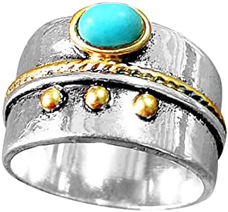 Üreges Gyűrű Fiúk Gyűrűk Természetes Gyémánt anyák Napi Ajándékok Ezüst Nap Gyűrű Anya Turquoises Gyűrűk Nyugodt