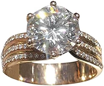 Yistu Divatos Gyűrű Női Esküvői Nők a Barátnőm A Menyasszony Gyűrű Különleges Eljegyzési Gyűrű, Ékszerek, Gyűrűk Kő Gyűrűk