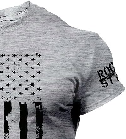 POLNHDLT Mens T-Shirt, USA Szomorú Zászló Férfi Póló Hazafias Amerikai Tee Rövid Ujjú Sleeve Függetlenség Napja T-Shirt