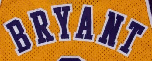 Kobe Bryant Újonc Aláírt Hiteles 1996-97 Los Angeles Lakers Meccs Jersey SZÖVETSÉG - Dedikált NBA Mezek