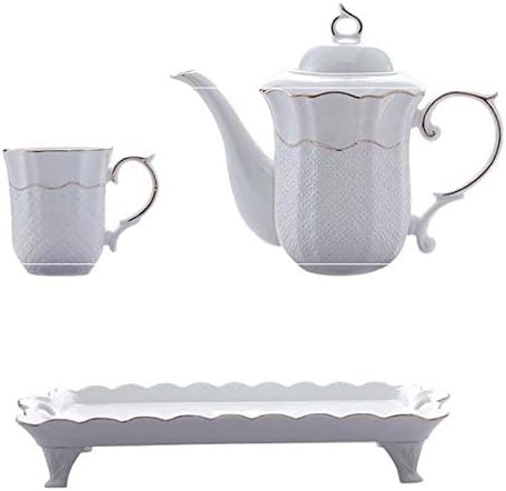 WPYYI Tea Set Set Háztartási Nappali Északi Kerámia Család Egyszerű, Európai Stílusú Teáskannát pedig Csésze Készlet