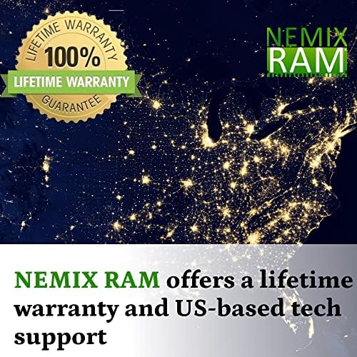 NEMIX RAM, 128GB (2x64GB) DDR4-3200 PC4-25600 ECC RDIMM Regisztrált Szerver Memória Frissítés a Dell PowerEdge R6525 Rack