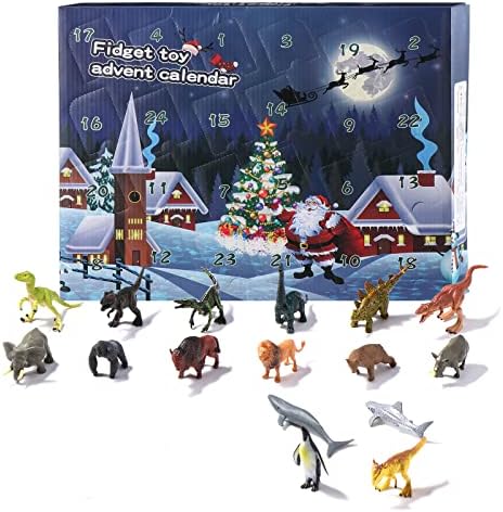 Reális Állat Figura Játékok ,karácsonyi adventi naptár 2022...1-14