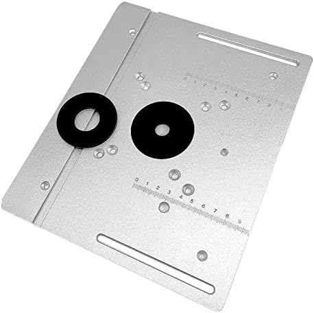 Alumínium DIY Router Táblázat Beszúrása Lemez&Gyűrű Szerszám Kiegészítők tömörfa Marás Gép Vágás Gép, Faipari Vágás Gép Flip-Testület,