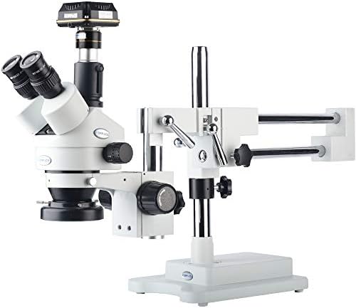 KOPPACE 3,5 X-90X,Trinocular Sztereó Mikroszkóp,10 Millió Pixel, Ipari Vizsgálati Mikroszkóp,USB 3.0 Ipari Kamera,144 LED