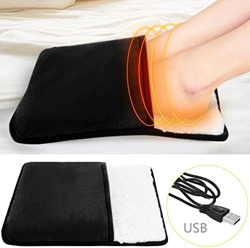 USB-Elektromos melegítő párna Láb Meleg Papucs Téli Kéz/Láb Melegebb Mosható, Hideg Gél Csomag Kezét