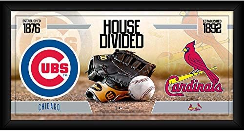 Chicago Cubs vs St. Louis Cardinals Keretes 10 x 20 Ház Baseball Kollázs - MLB Csapat Plakkok, valamint Kollázsok