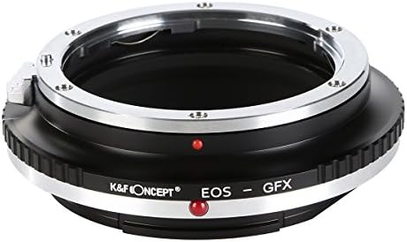 A K&F Koncepció CL350 bajonett Adapter Kompatibilis a Canon EOS EF bajonett, hogy GFX Mount Fényképezőgép
