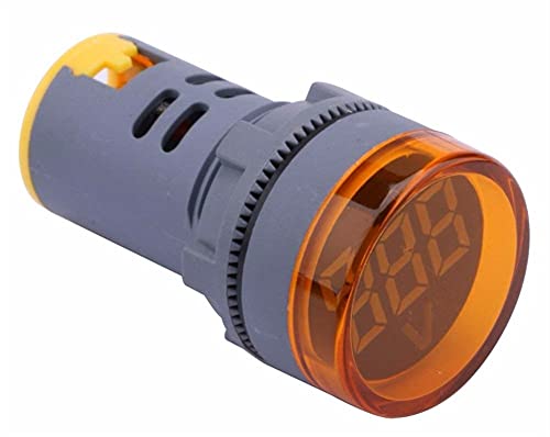 SCHIK LED Kijelző Digitális Mini Voltmérő AC 80-500V Feszültség Mérő Mérő Teszter Voltos Monitor világítás (Színe : Fehér)