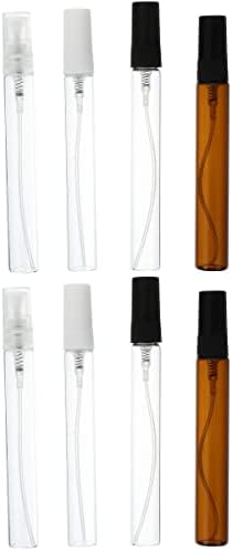 DOITOOL Mini Spray-ket Üres Átlátszó Üveg Spray-ket: 40pcs 10ml Mini Parfüm Minta Üveg Finom Köd Permetező Újratölthető Palackok