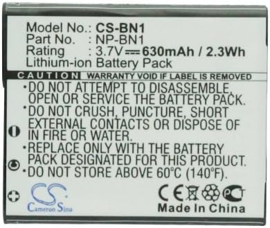 Cameron Kínai Új 630mAh Csere Akkumulátor Sony Cyber-Shot DSC-TX7L, Cyber-Shot DSC-TX7S, Cyber-Shot DSC-TX9, Cyber-Shot DSC-TX9C,